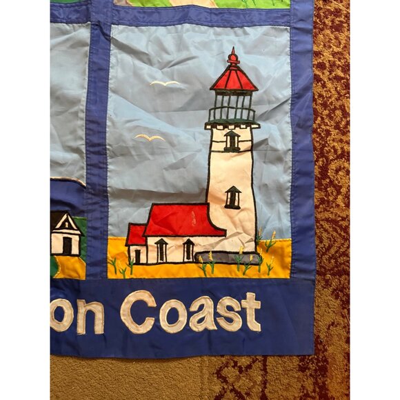 Oregon Coast Lighthouses Wall Hanging flag Quilt pattern Art READ - Picture 2 of 16